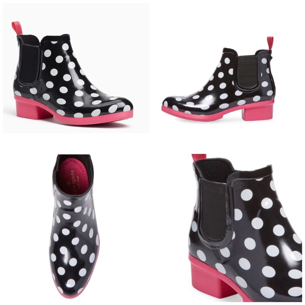 Kate Spade rubber rain boots